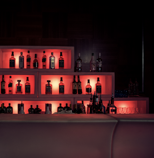 led cocktail bar