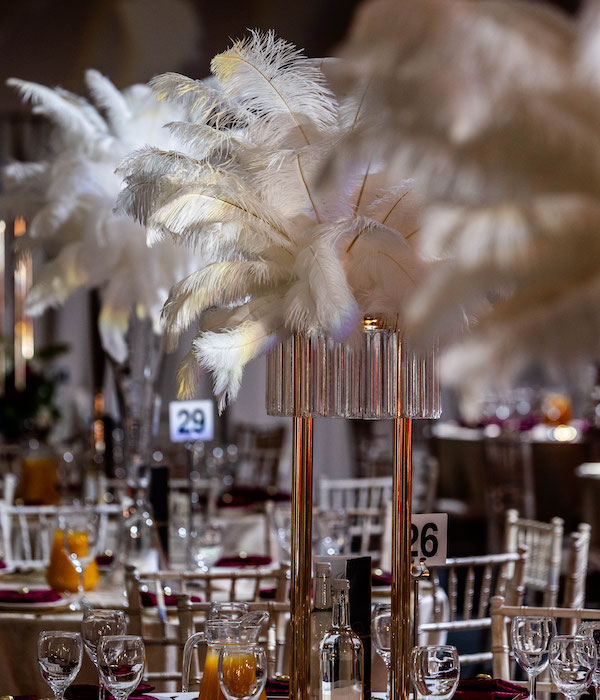 Great Gatsby Decorations at The Walled Garden Syon Park
