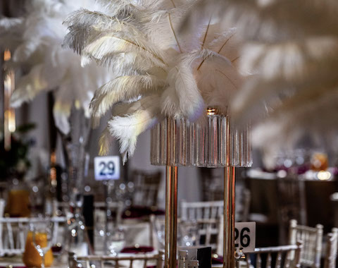 Great Gatsby Wedding Centrepiece