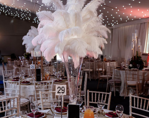 Great Gatsby Wedding Centrepiece